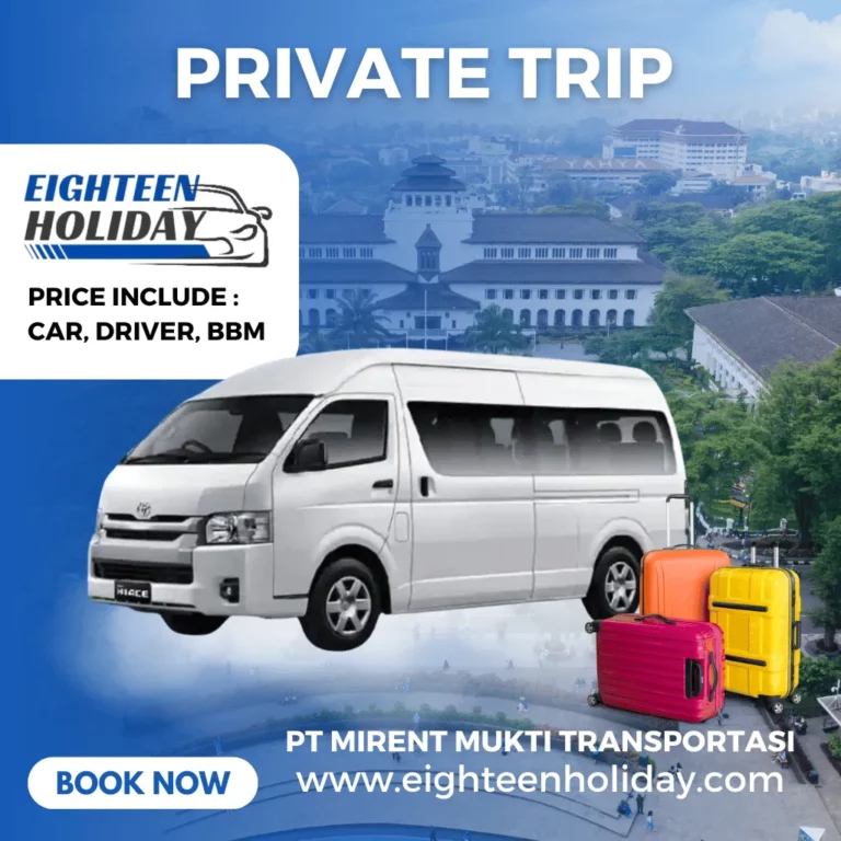 Toyota Hiace private trip bandung
