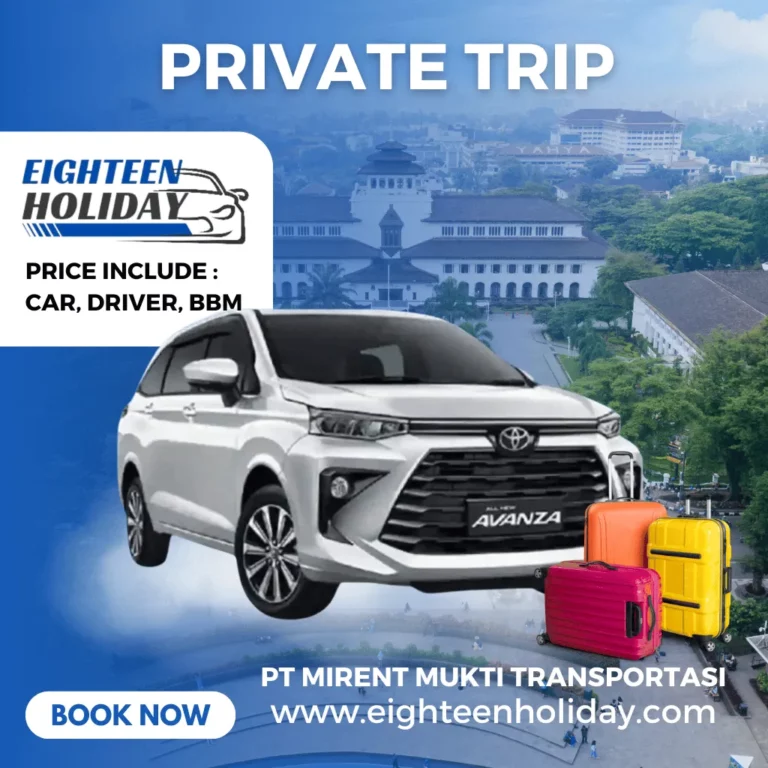 Toyota New Avanza private trip bandung